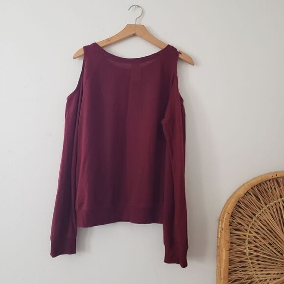 Disney Cold Shoulder Red & Gold Mickey Mouse Top - Picture 2 of 7